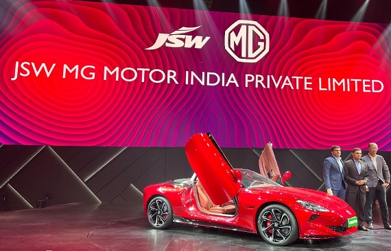 JSW MG Motor Leads India as First OEM with 40 percent Sales from EVs