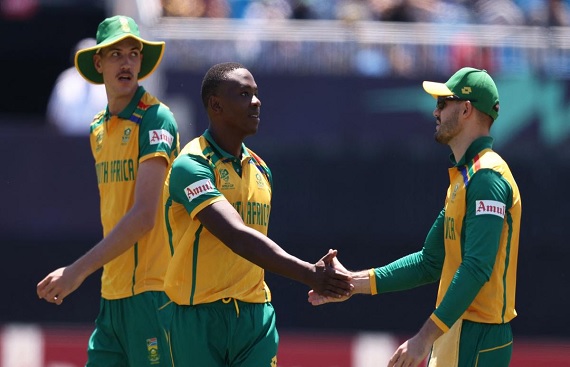 ICC Men's T20 WC'24: South Africa Tops Sri Lanka by 6 Wickets, Nortje Shines