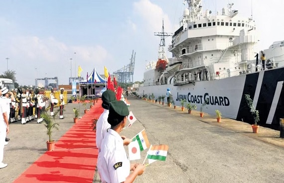 Japan's Yashima Ship Docks in Chennai for Joint ICG Exercise