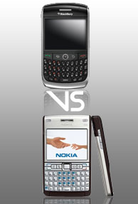 BlackBerry 8520 vs Nokia E-series