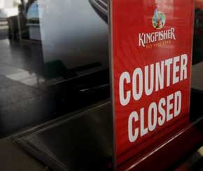 Kingfisher getting closed