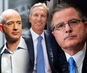 Howard D. Schultz, Jeffrey P. Bezos, John J. Watson